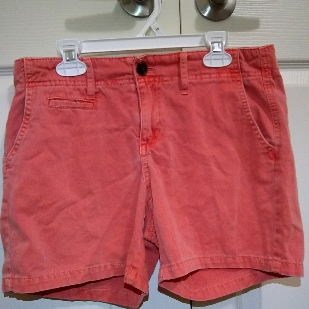 Nectarine color girls shorts